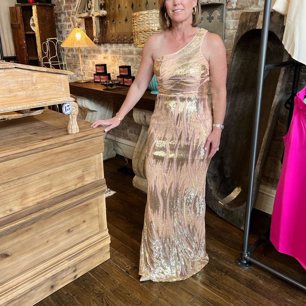 The Serena Sequined Maxi Dress